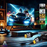 Câble HDMI 2.1 8K Ultra Haute Performance pour Gaming - PANDAGLOBE